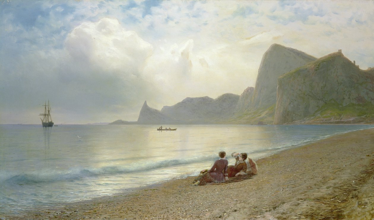 Sahilde, 1884 by Lef Feliksovich Lagorio