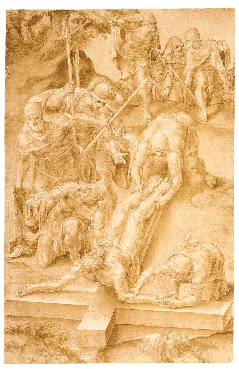 İsa çarmıha gerildi by Lelio Orsi da Novellara