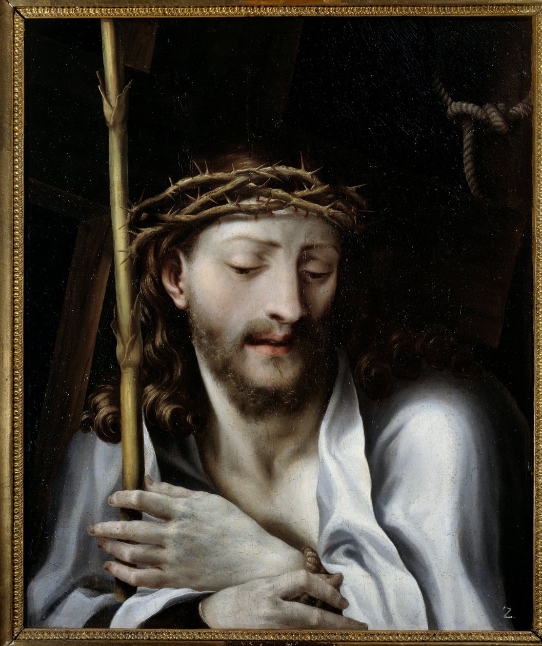 Kamışlı İsa diyor ki, dikenlerin İsa tacı Resim Lelio Orsi (1511-1587) tarafından 16. yüzyıl Güneş. 0,55x0,46 m Montpellier müzesi Fabre by Lelio Orsi da Novellara