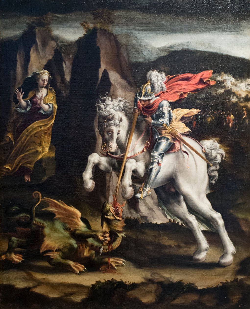 Aziz George ve ejderha, Lelio Orsi by Lelio Orsi da Novellara