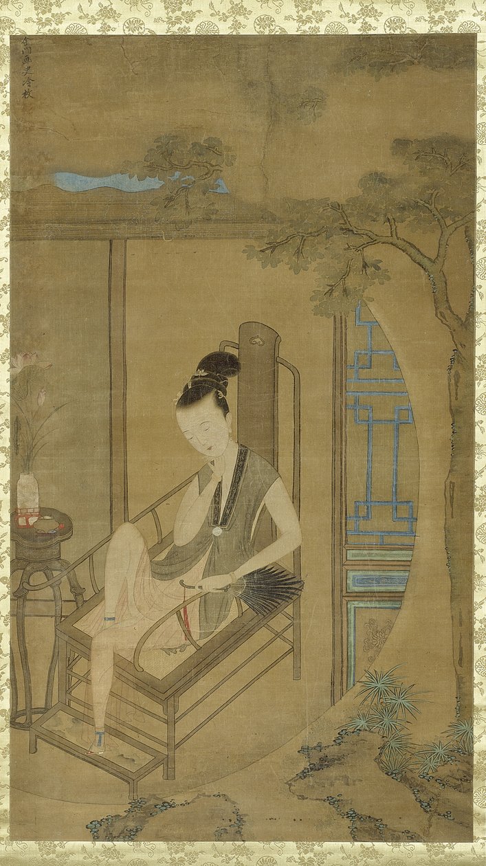 Fantazi Kuran Kadın, Qing hanedanı, Kangxi dönemi, c.1700-22 by Leng Mei