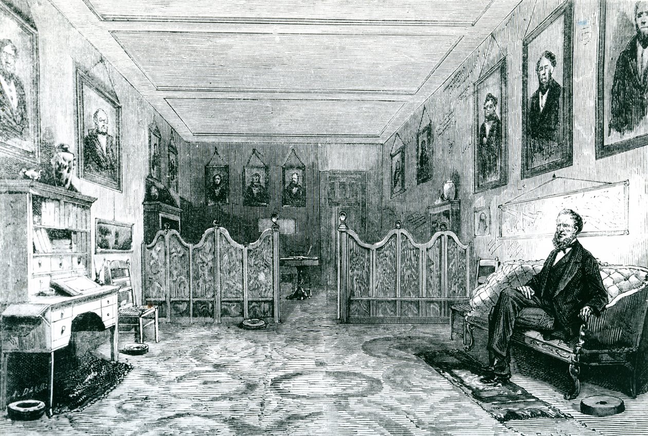 Brigham Young (1801-77) Çalışmasında Mormonların Yüksek Rahibi, Le Monde Illustre