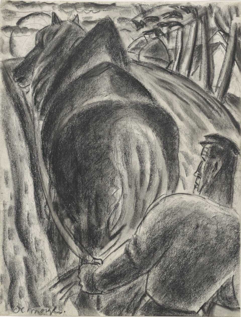 Sabah (nesnedeki başlık) by Leo Gestel (signed by artist)