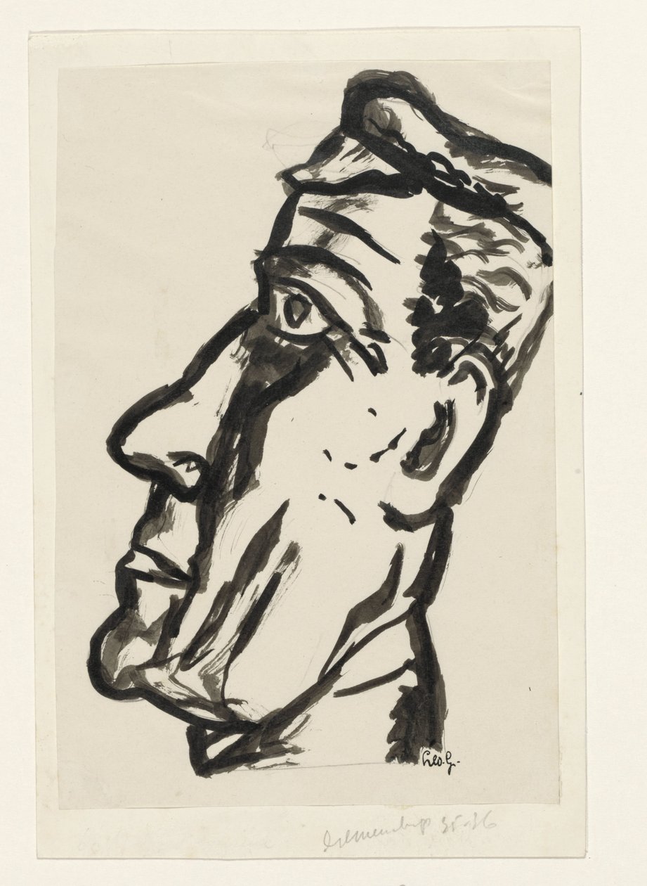 adamın kafası by Leo Gestel (signed by artist)