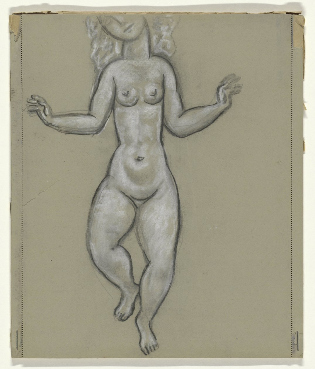 çıplak kadın dans by Leo Gestel