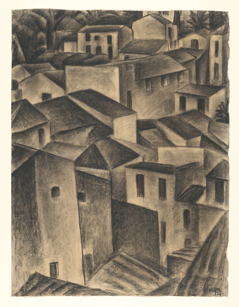 Bir İtalyan köyünde yüz by Leo Gestel