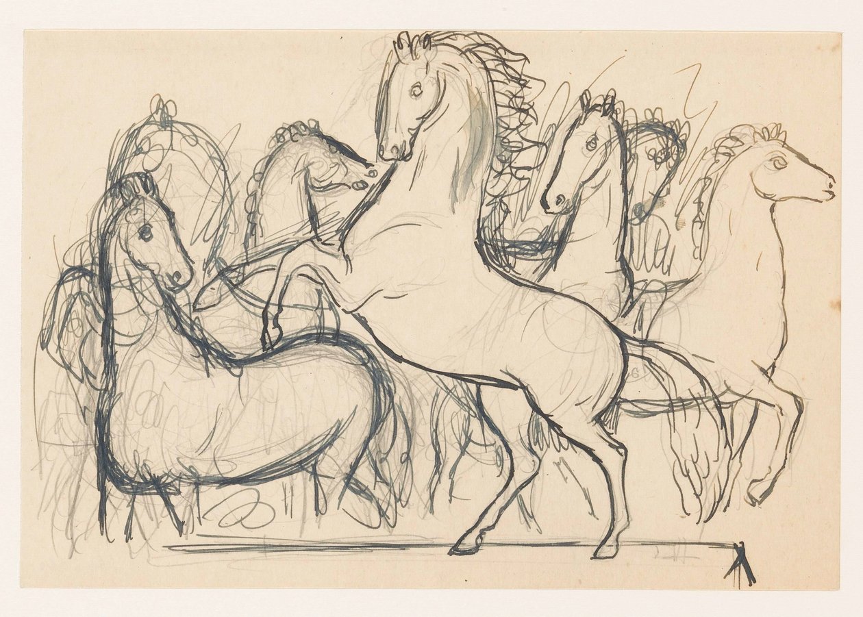 at sürüsü by Leo Gestel