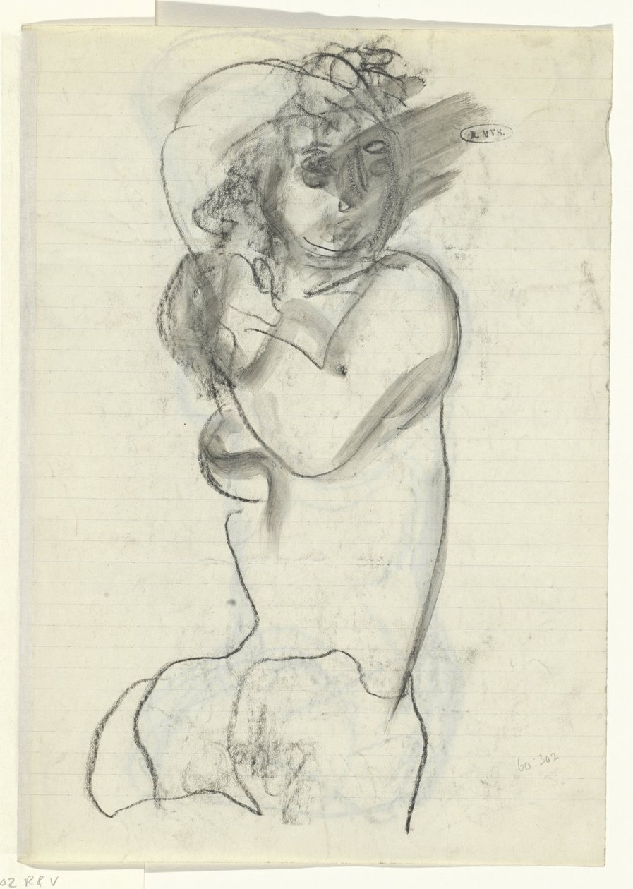çıplak kadın by Leo Gestel