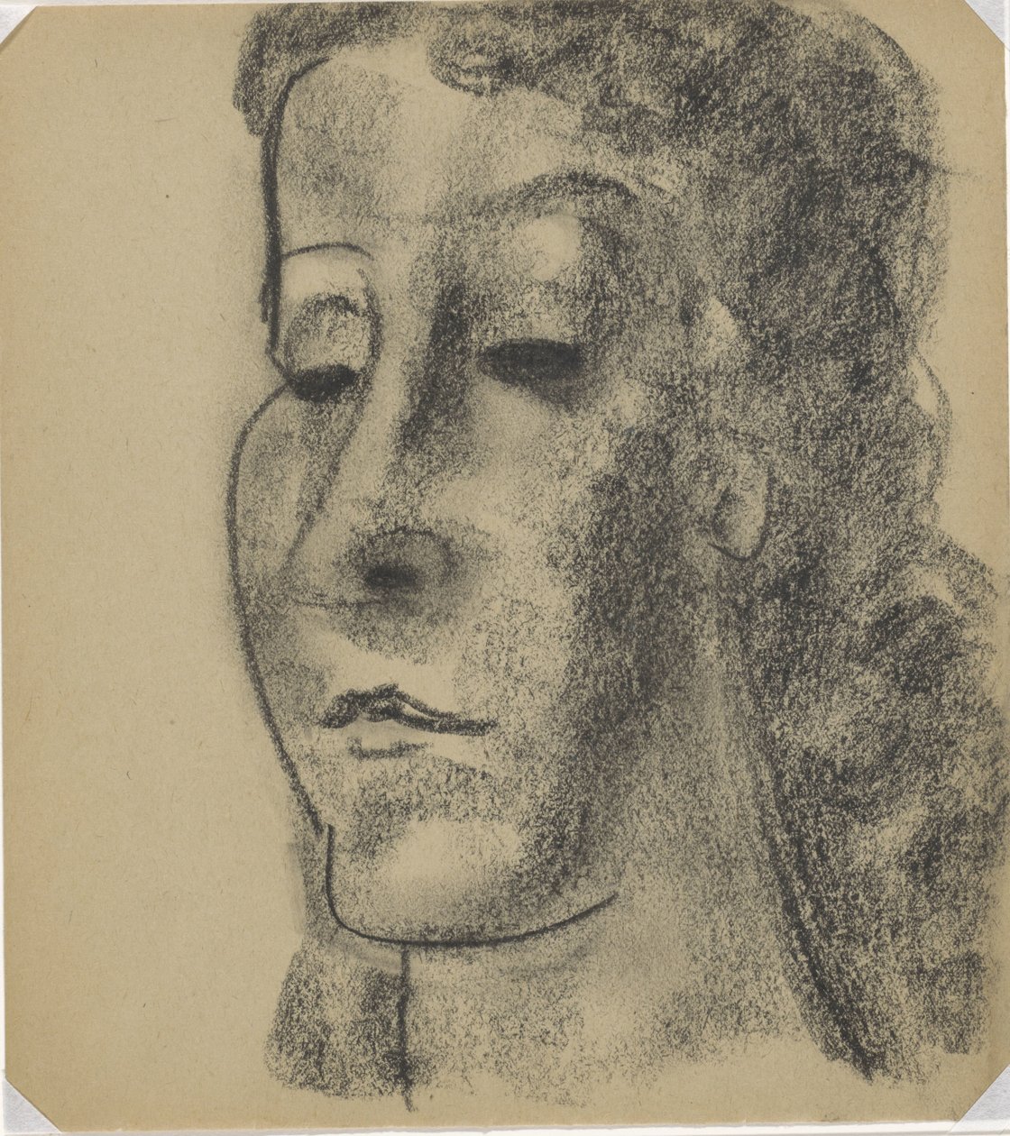 Dörtte üçü solda bir kadının portresi by Leo Gestel