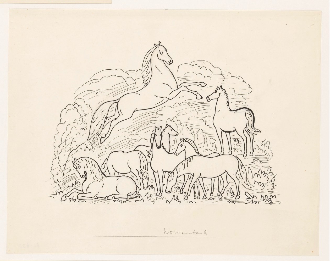 Sekiz atlı çalışma sayfası by Leo Gestel