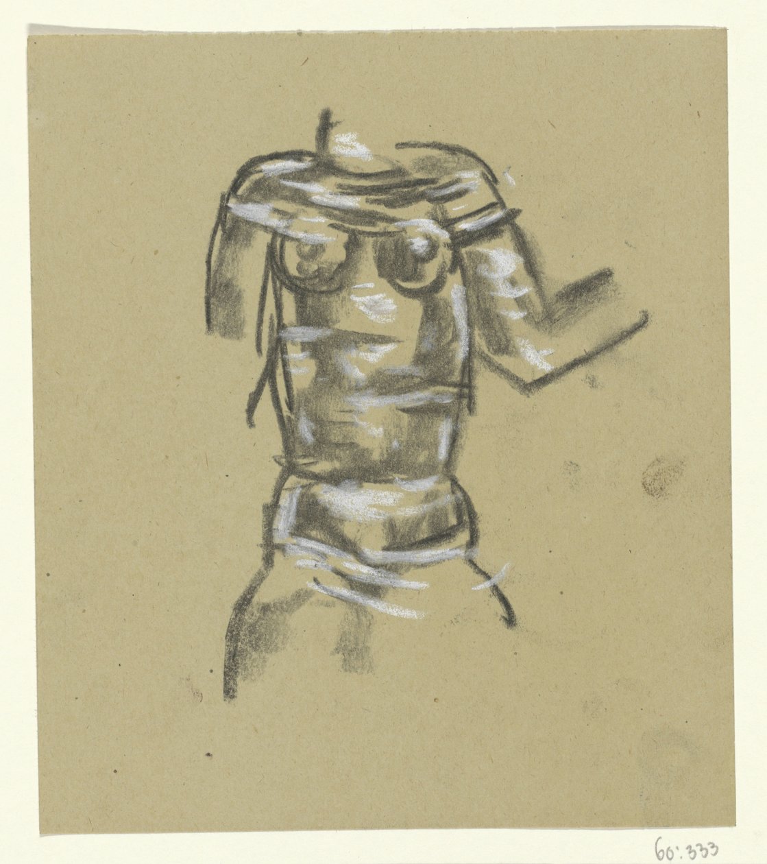 bir kadının gövdesi by Leo Gestel