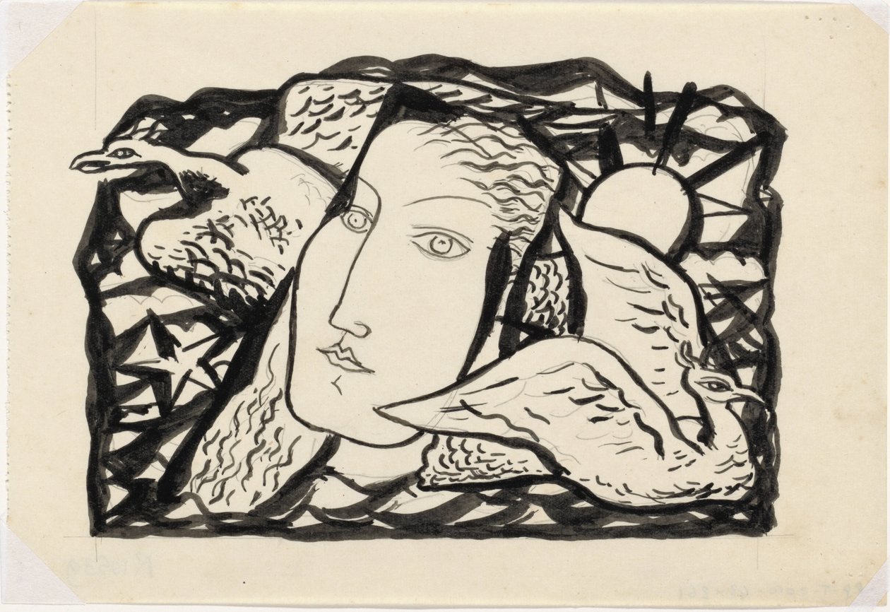Paul Fierens'in 'L'art Hollandais contemporain' kitabı için Venus Vignette by Leo Gestel