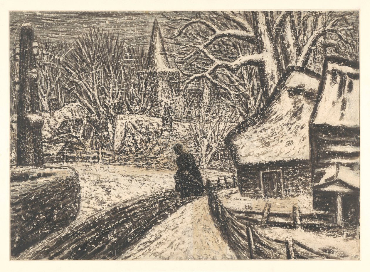 Blaricum'da kış by Leo Gestel