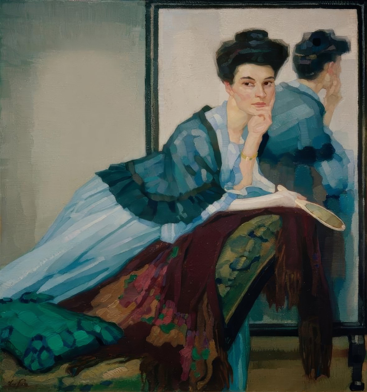 mavili bayan by Leo Putz