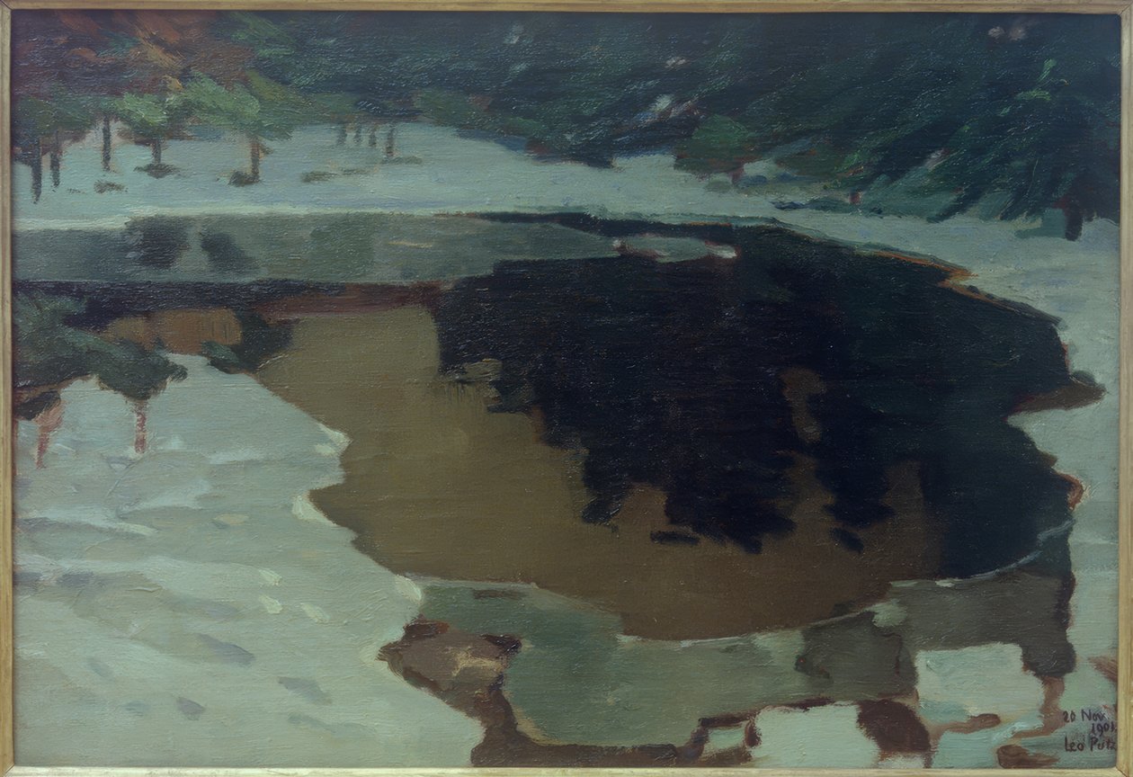 Moorsee kış by Leo Putz