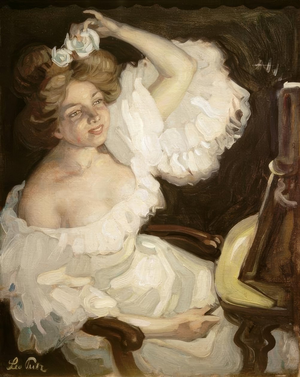 Ayna karşısında by Leo Putz