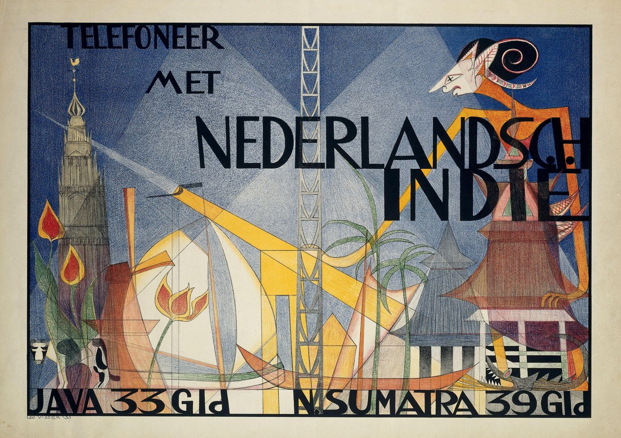 Hollanda Doğu Hint Adaları ile Poster Telefon Hollanda Doğu Hint Adaları