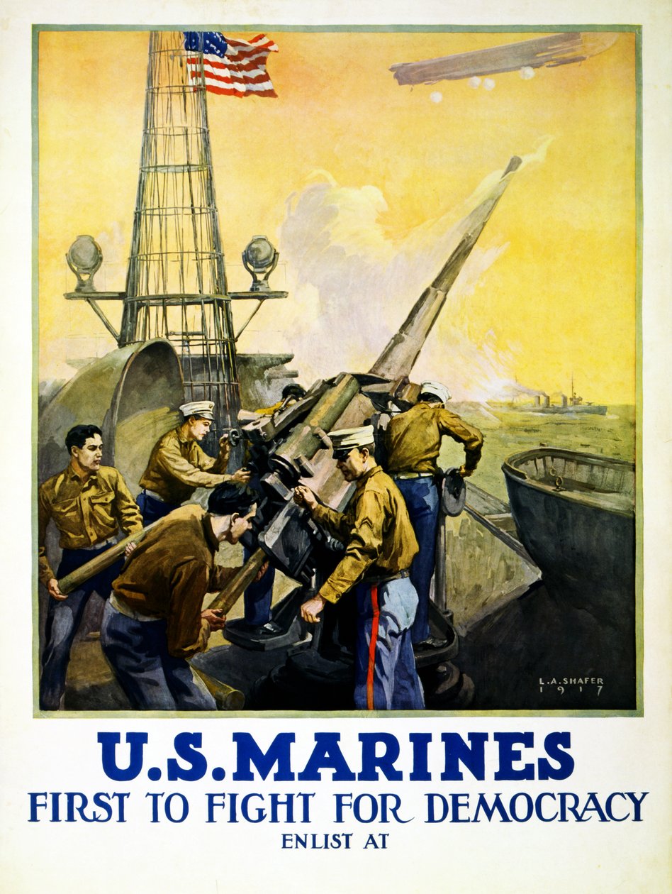 bit. Denizciler, 1917 by Leon Alaric Shafer