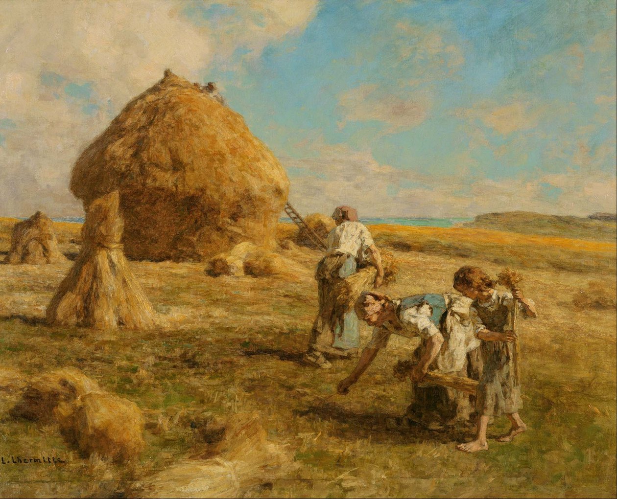 Japonca: n: n Gleaning Women by Leon Augustin Lhermitte