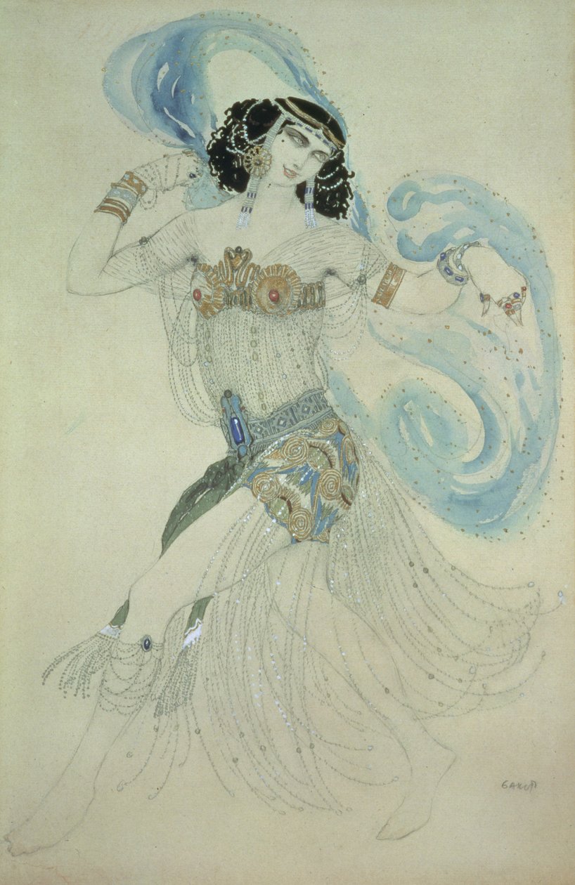 Costume design for Salome in 