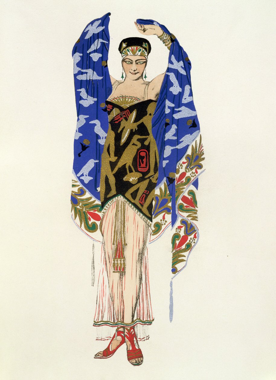 Dans Eden Kız İçin Kostüm Tasarımı by Leon Bakst