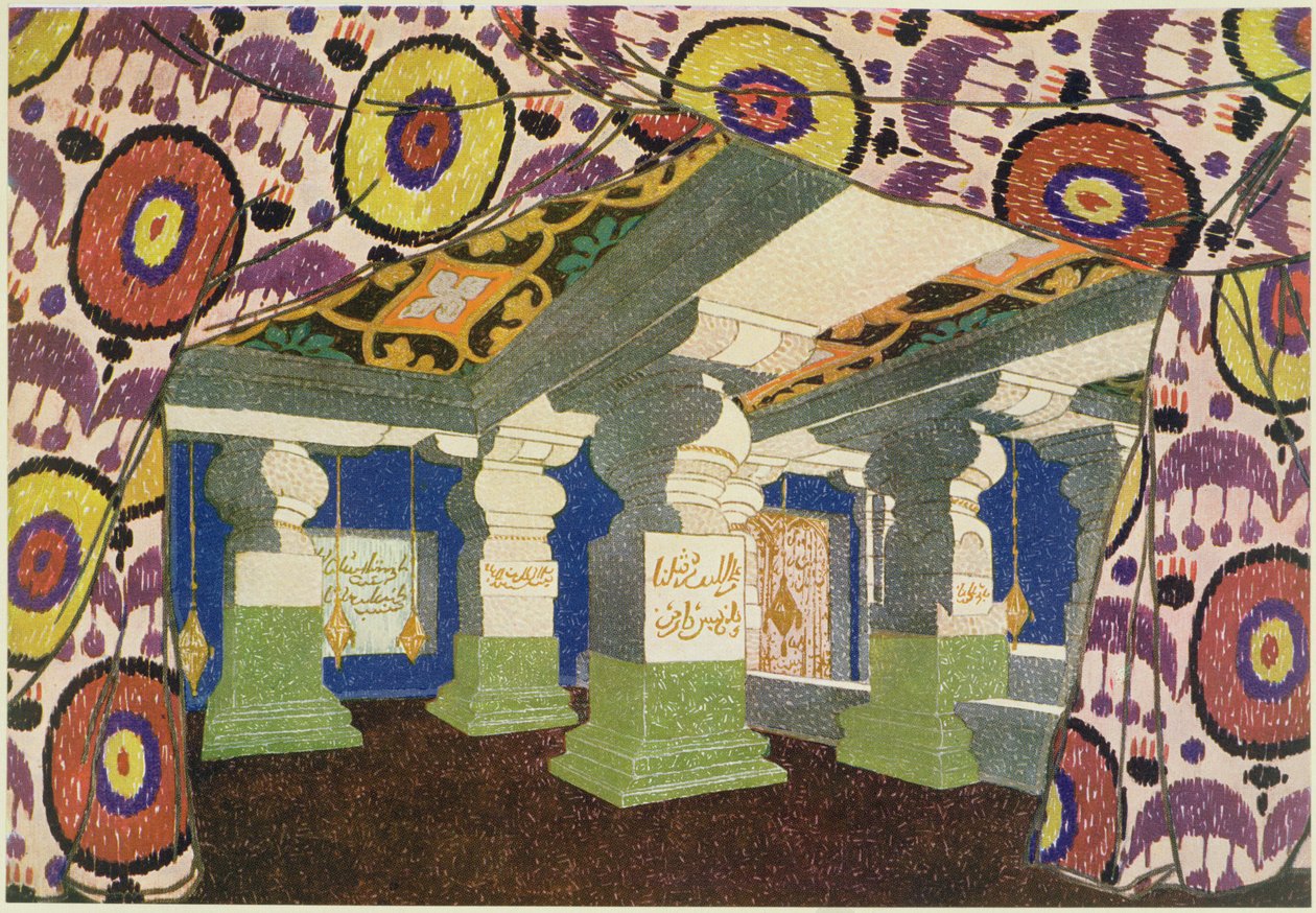 Oryantal Manzara Tasarımı by Leon Bakst