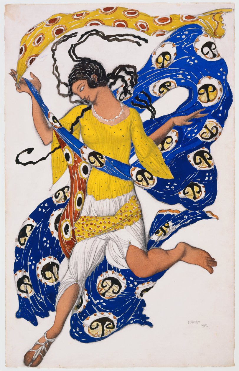 Kelebek (Anna Pavlova için Kostüm Tasarımı) by Leon Bakst