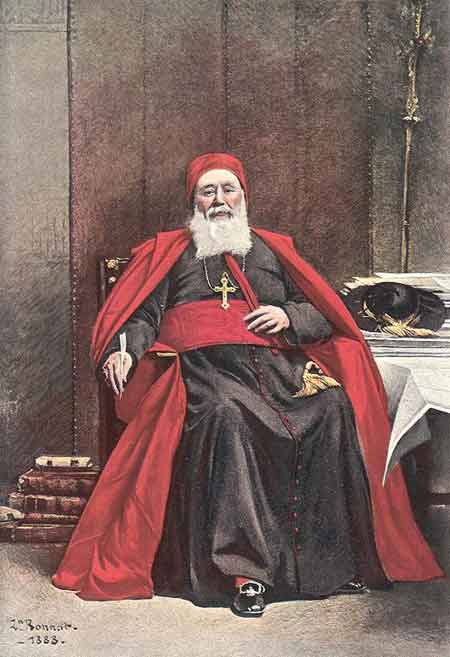 Le kardinal Charles Lavigerie, arkeoloji dAlger 1825-1892n by Leon Joseph Florentin Bonnat