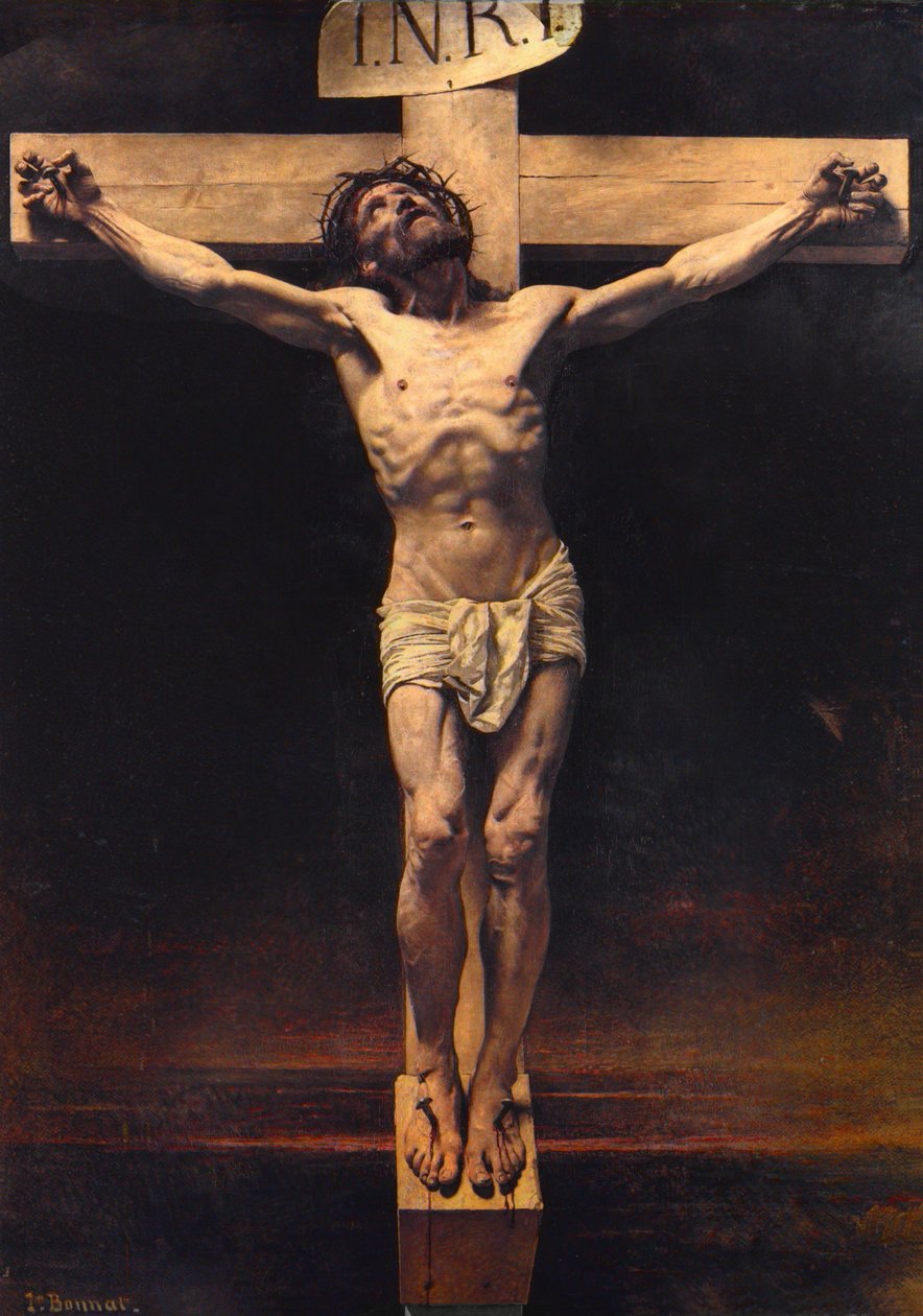 İsa çarmıhta by Leon Joseph Florentin Bonnat