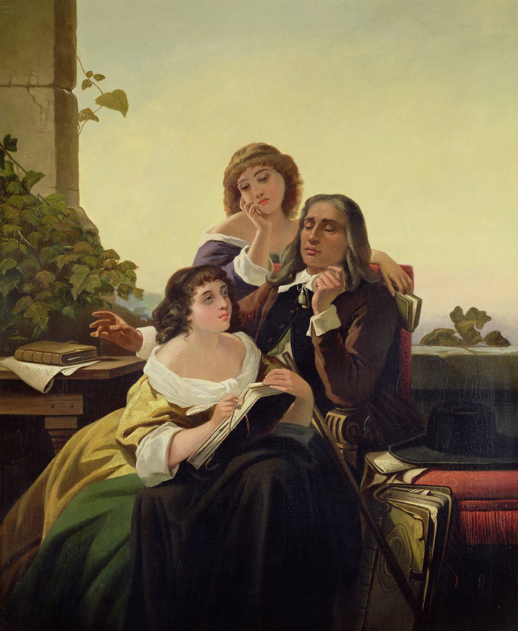 John Milton Şiir Yazıyor by Leon Bortarel