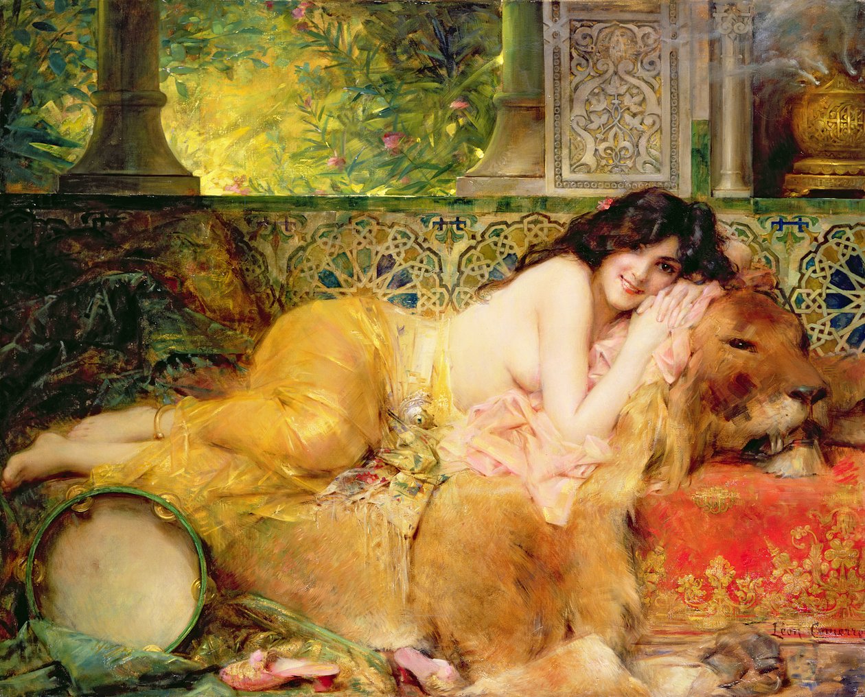 Hayfa by Leon Francois Comerre