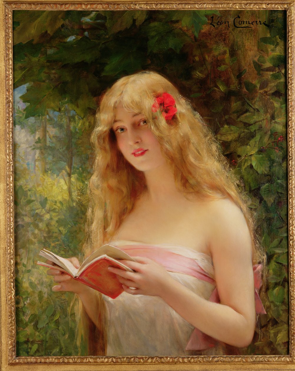 La Belle Liseuse (Güzel Okur) by Leon Francois Comerre