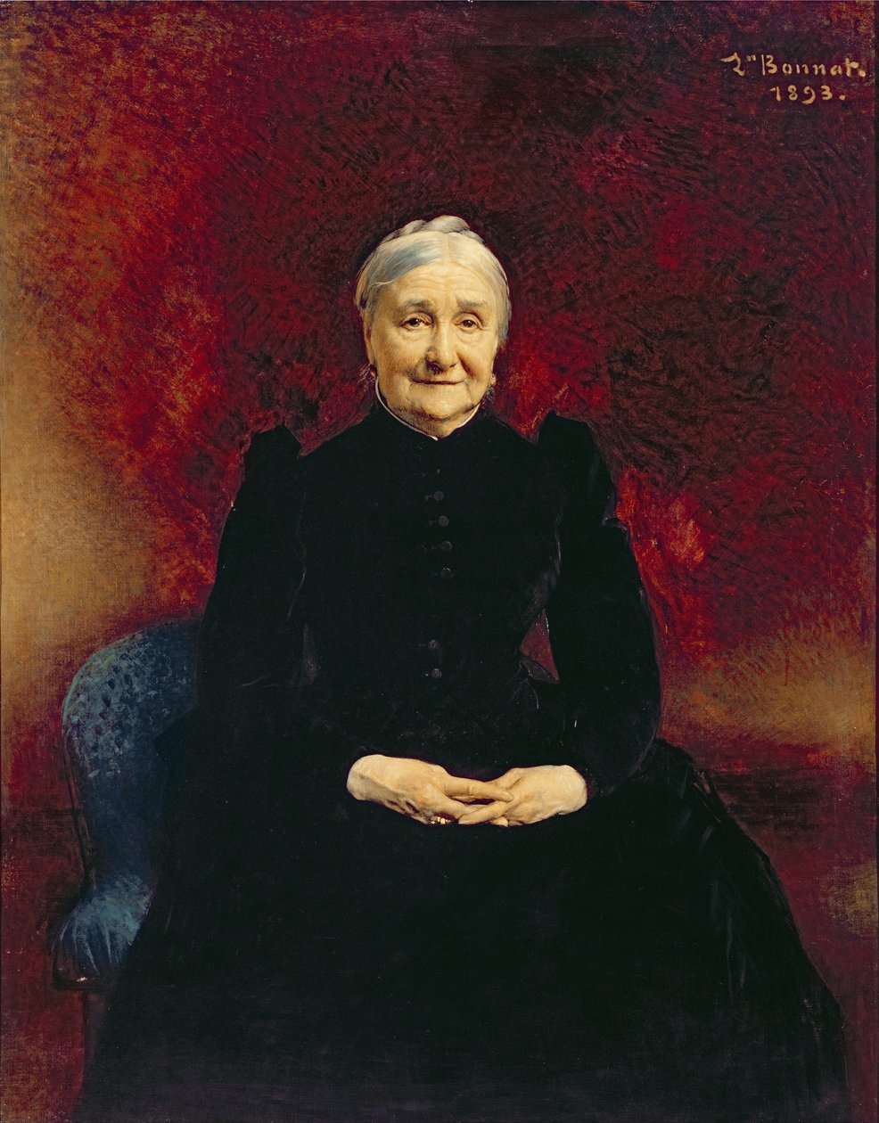 Madam Bonnat, sanatçının annesi, 1893 by Leon Joseph Florentin Bonnat