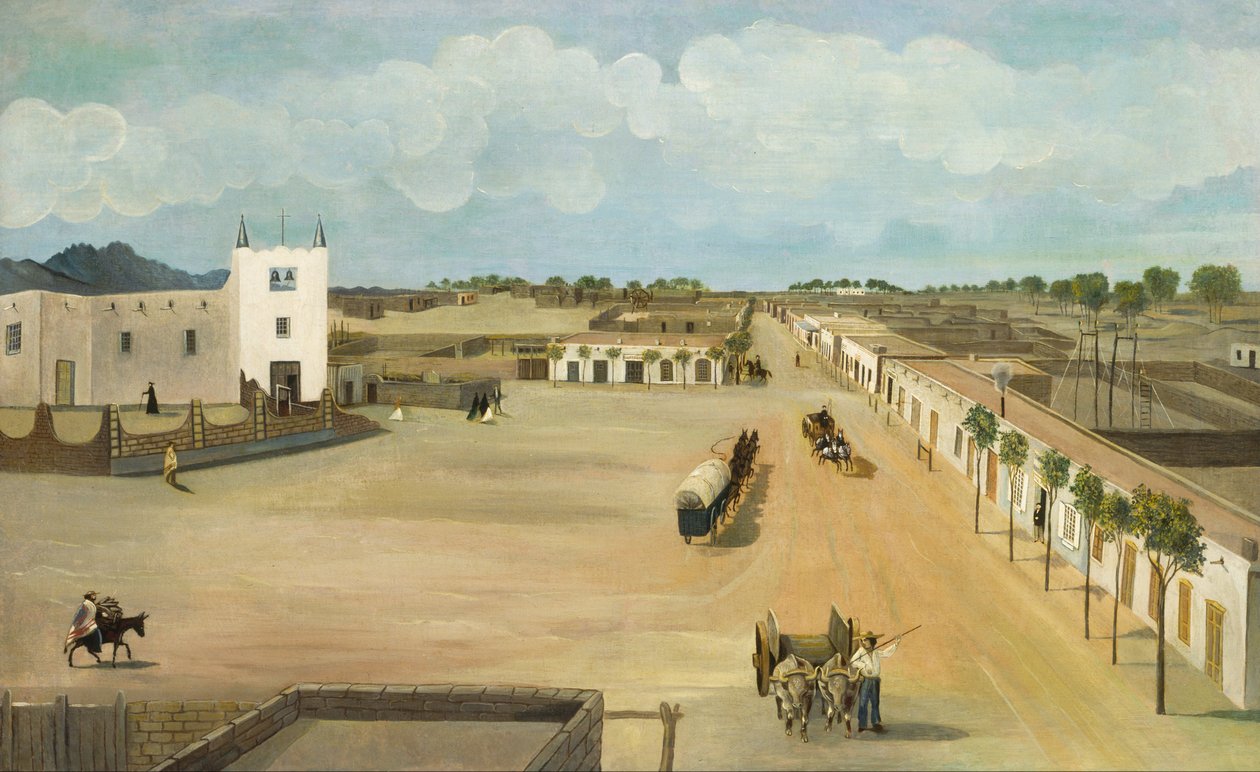 Eski Mesilla Plaza by Leon Trousset