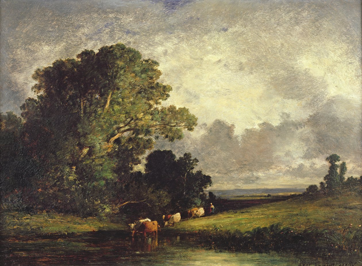 Sulama Yeri, Fontainebleau by Leon Victor Dupre