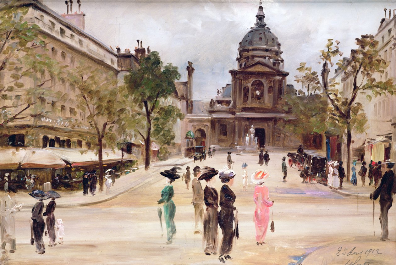 Sorbonne, Paris, 1912 by Leon Marie Coutil