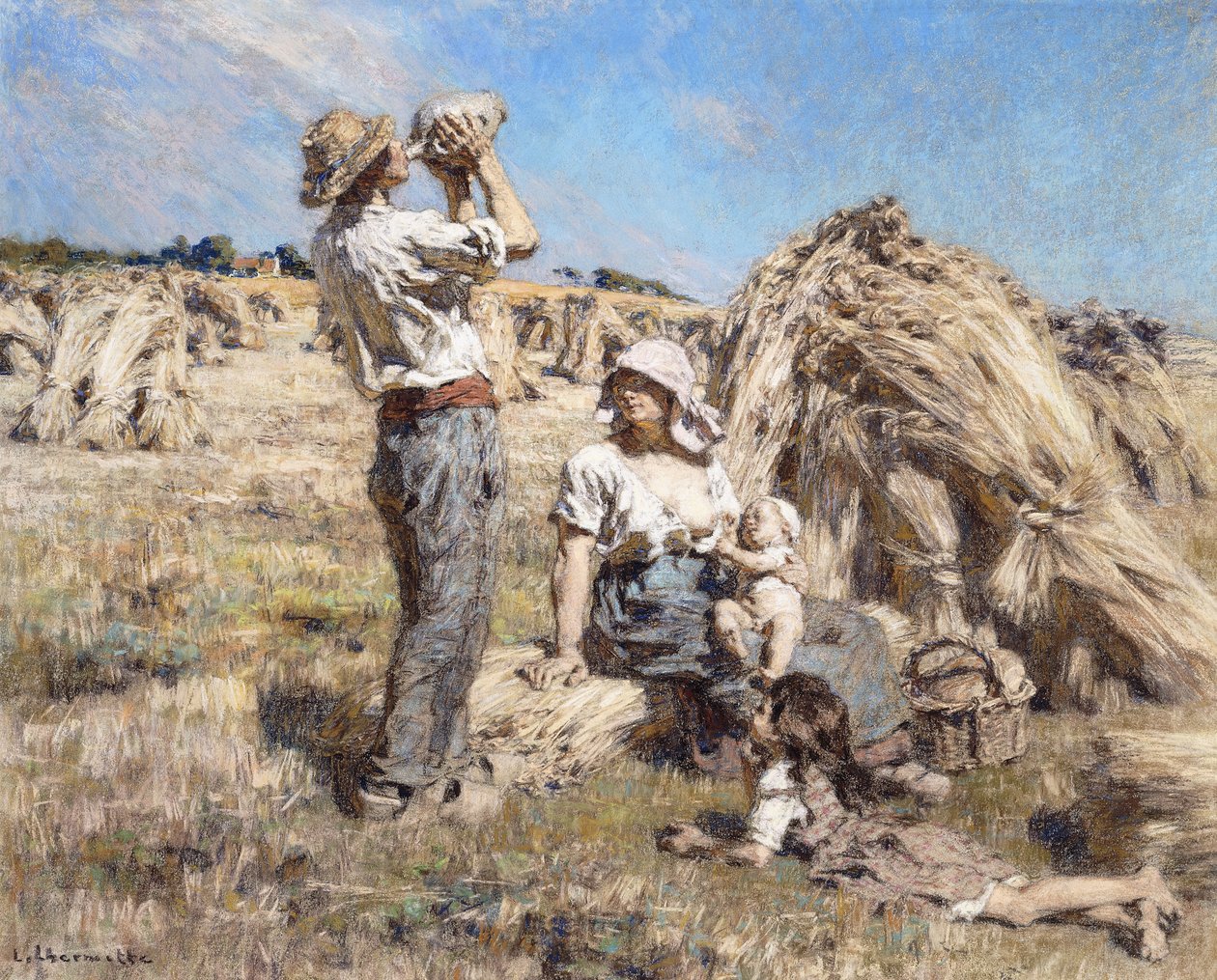 annelik, by Leon Augustin Lhermitte