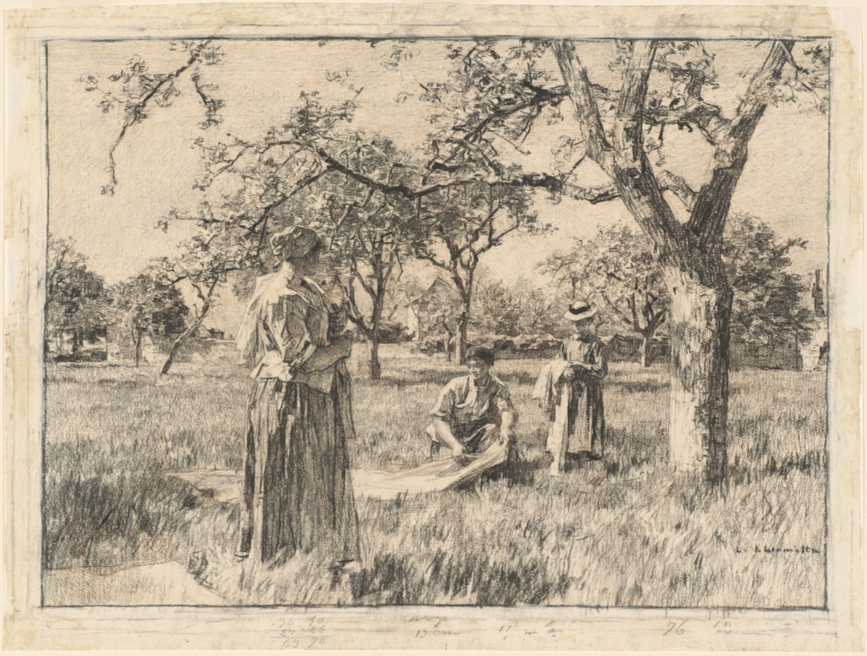 Bahar by Leon Augustin Lhermitte