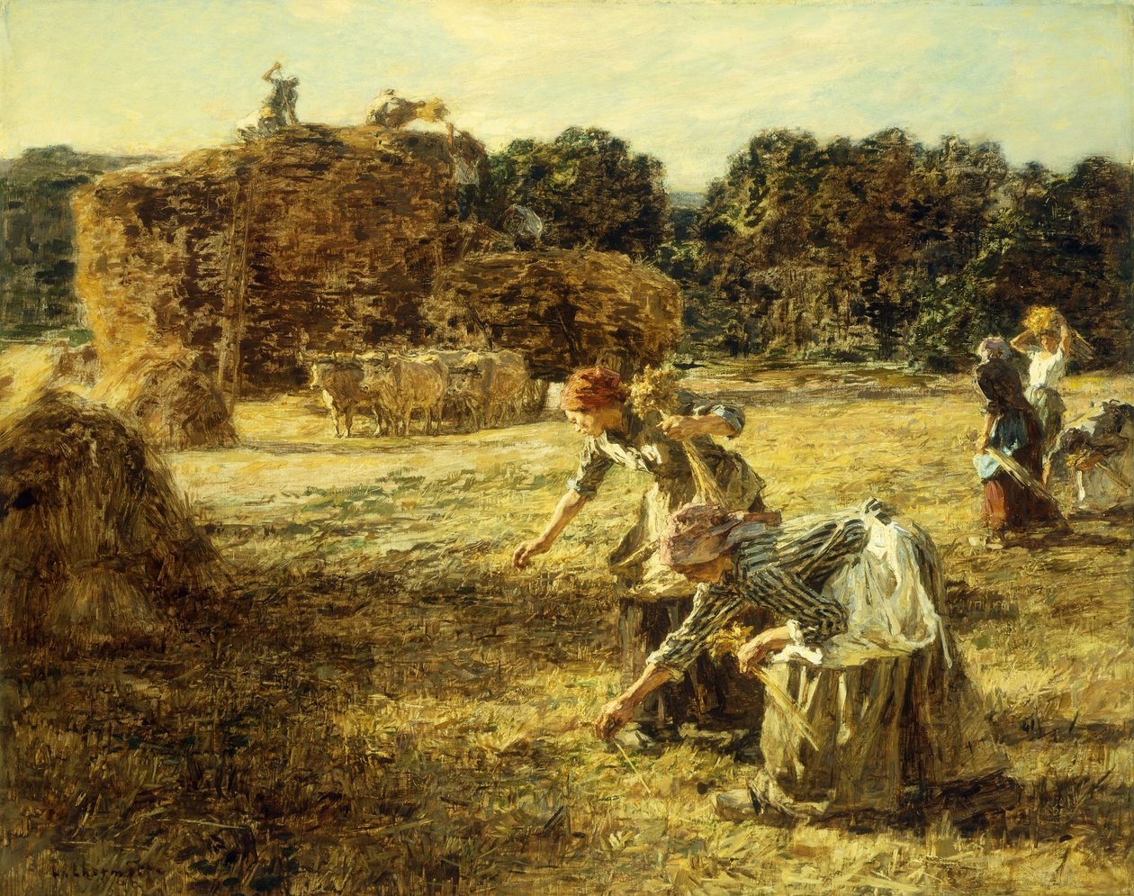 toplayıcılar by Leon Augustin Lhermitte