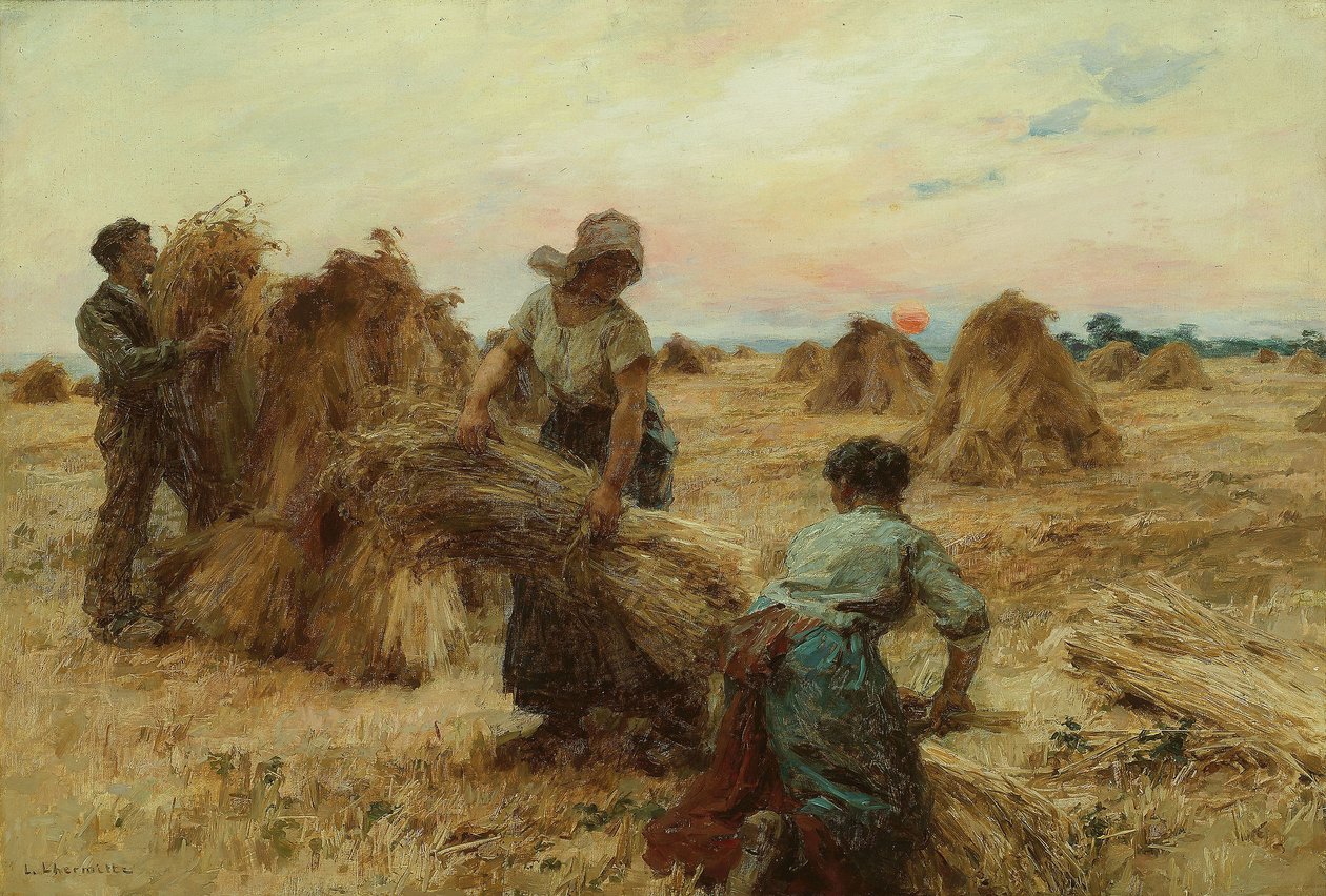 biçerdöverler by Leon Augustin Lhermitte