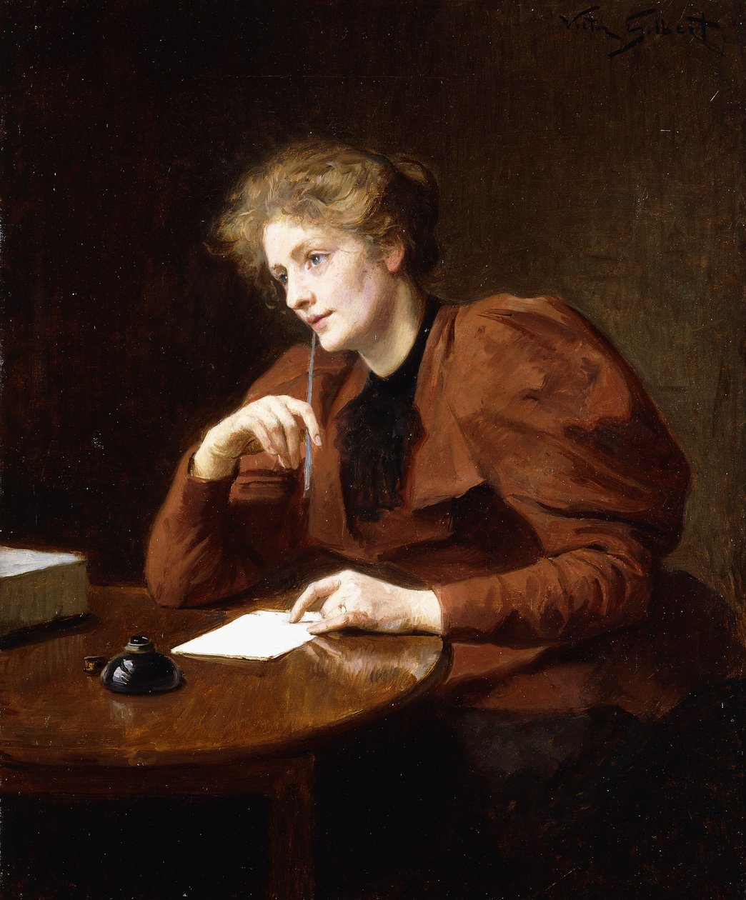 Genç Tedder; Genç Tedder, 1920 dolayları by Leon Augustin Lhermitte