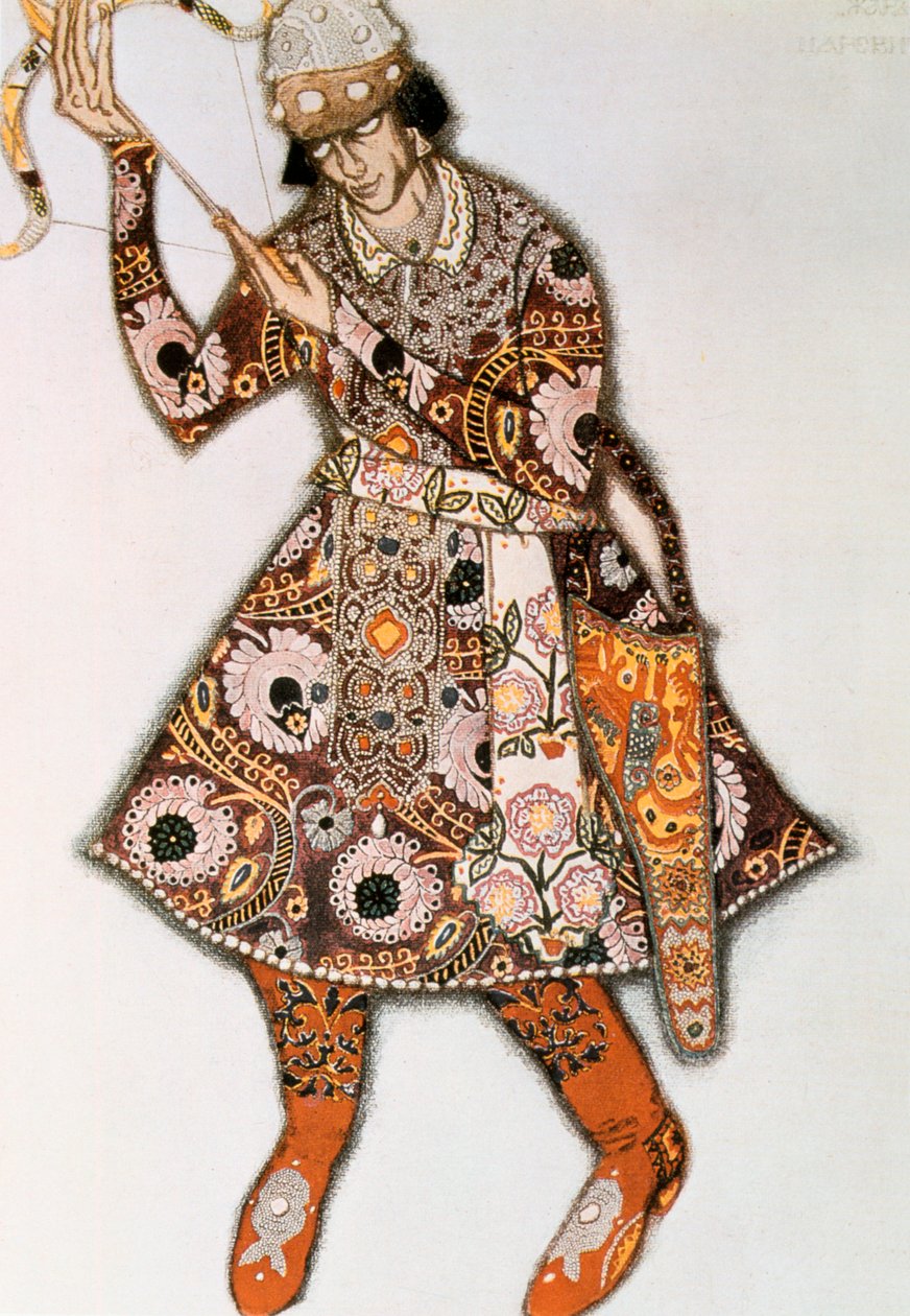 Bir bale için kostüm tasarımı, Igor Stravinsky, 1913 by Leon Bakst
