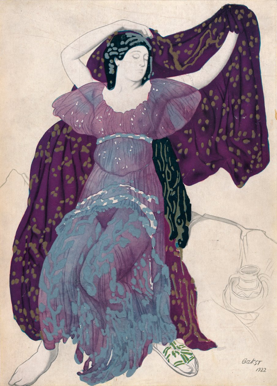 Yankı Terkedilmiş, 1922, 1923 by Leon Bakst