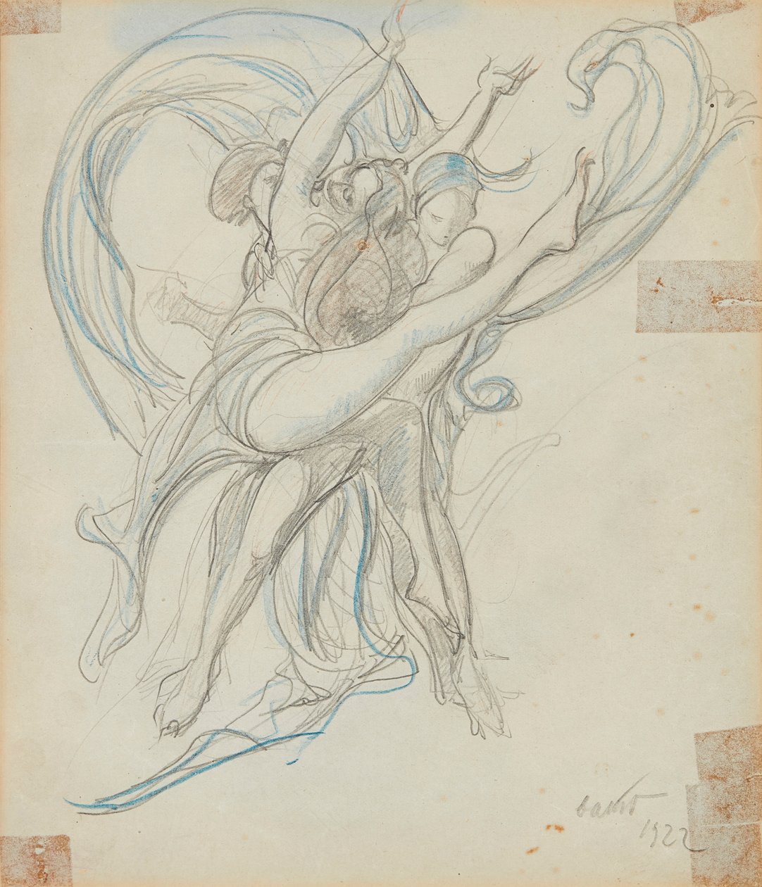 Dansçılar Grubu by Leon Bakst