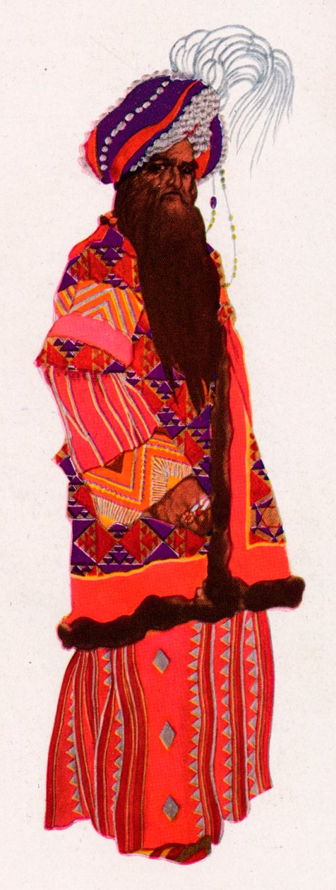 Le Sultan Samarcande, 1922, 1923 by Leon Bakst