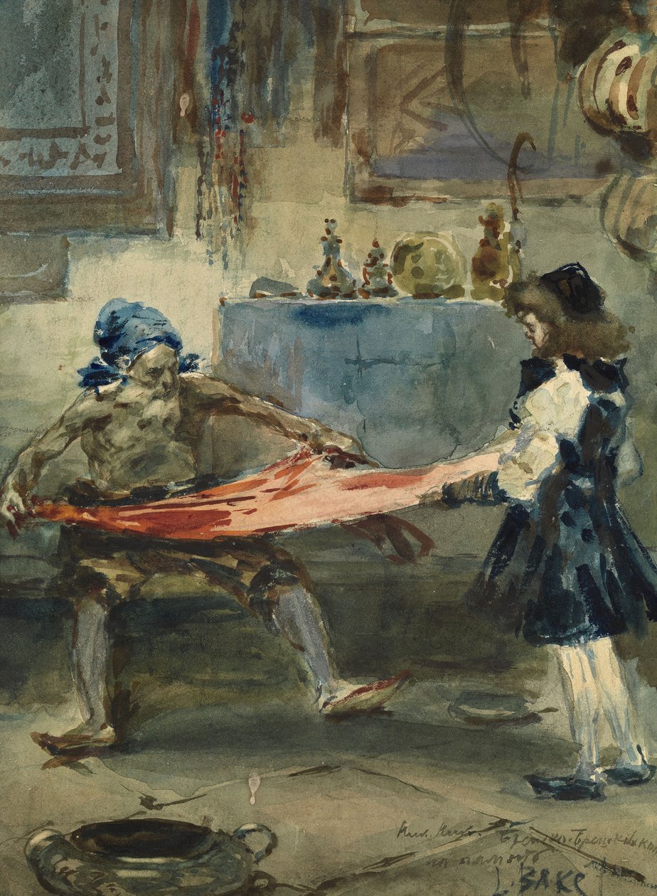 oryantal sahne by Leon Bakst