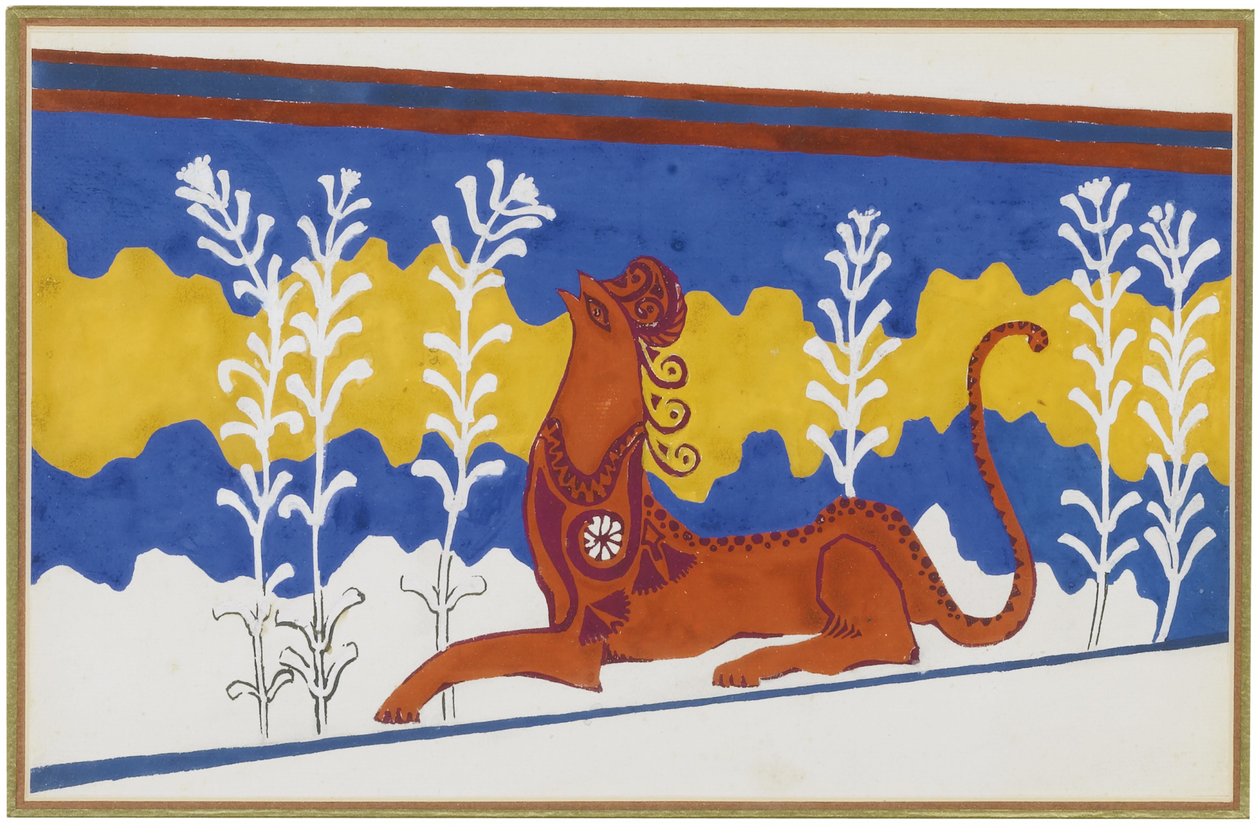Phedre Balesi için sahne tasarımı, yaklaşık 1923 by Leon Bakst