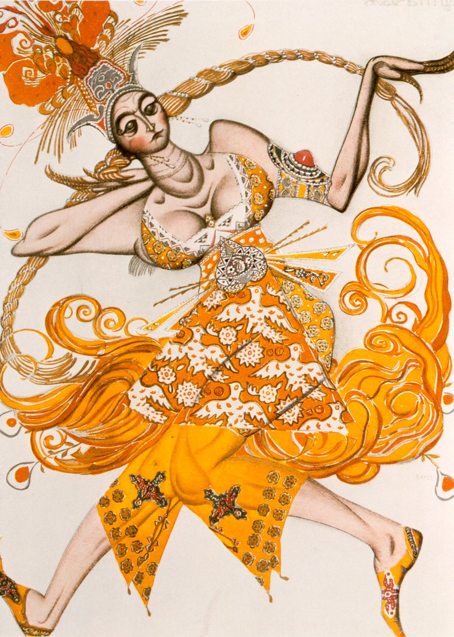 Firebird, The Firebird için kostüm, igor Stravinsky