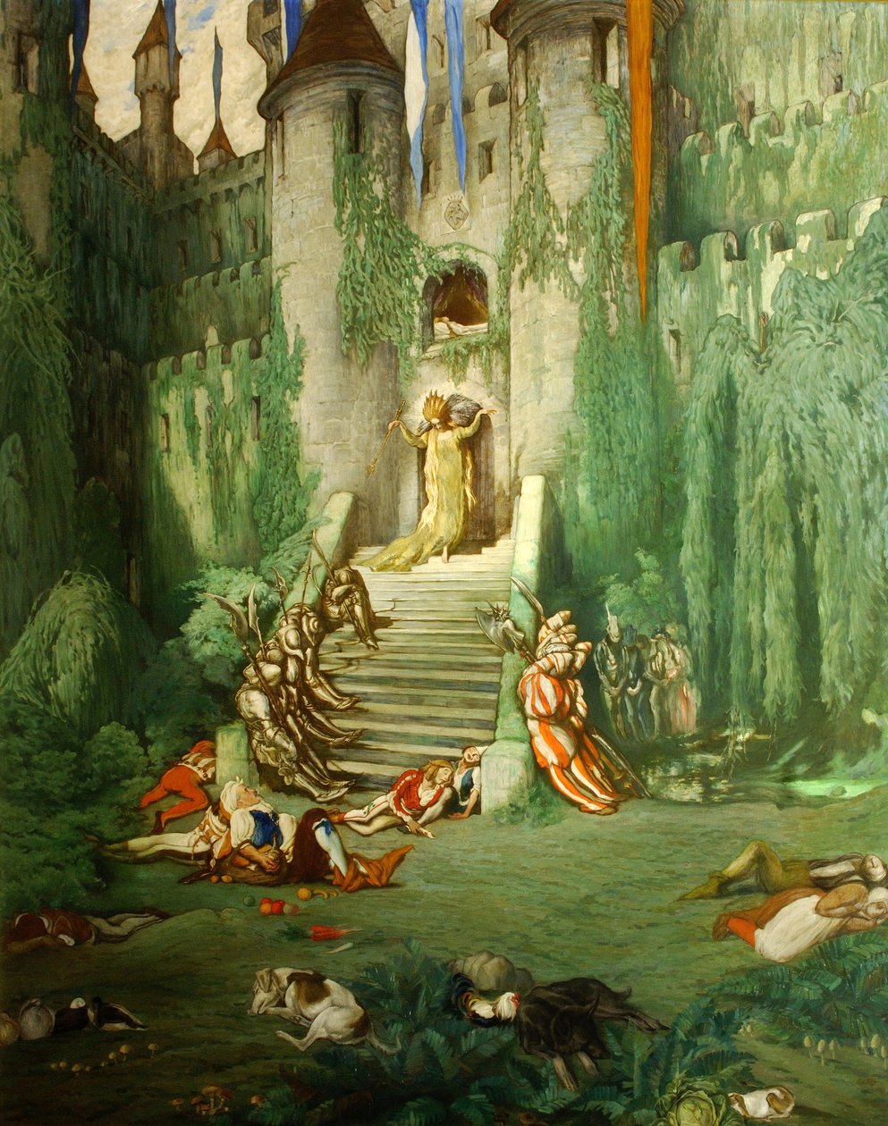 Uyuyan Güzel, 1913-1922 by Leon Bakst