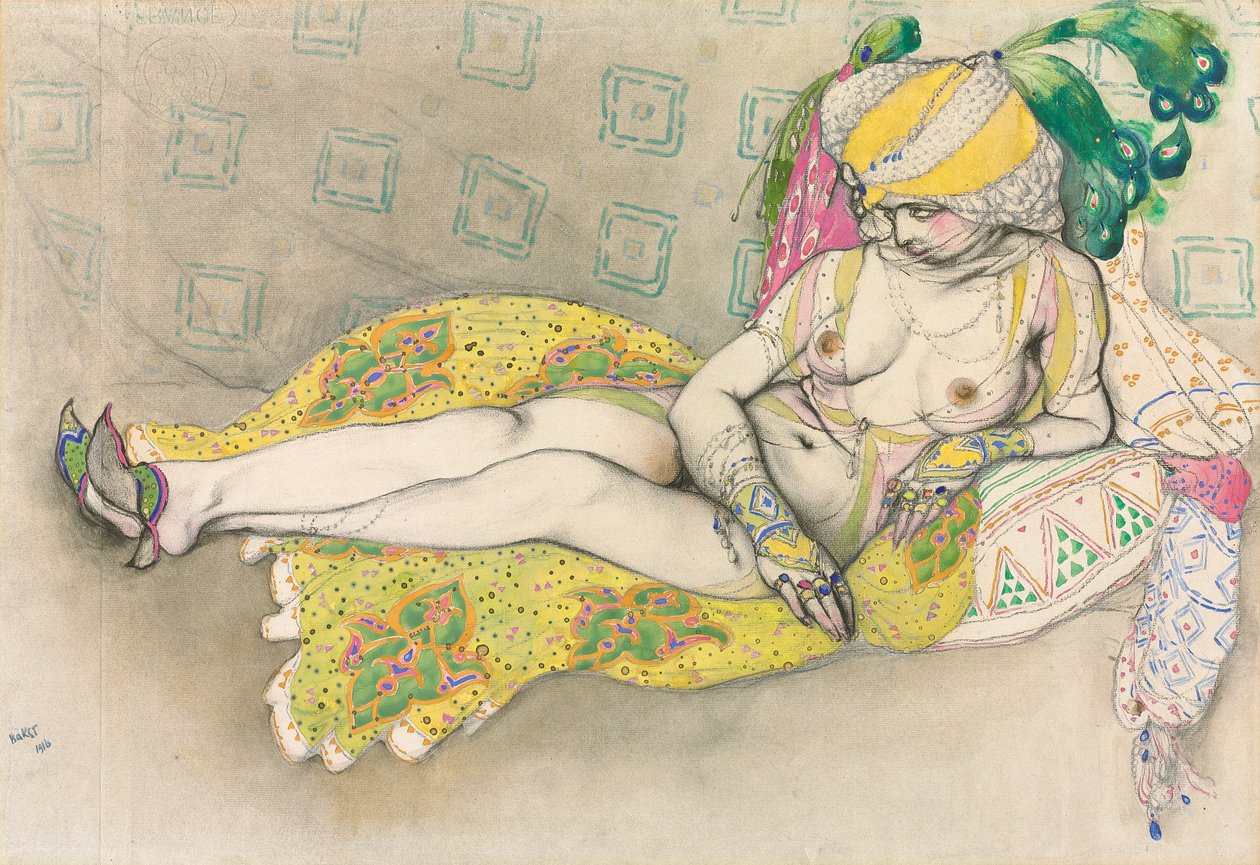 Sarı Sultan, 1916 by Leon Bakst